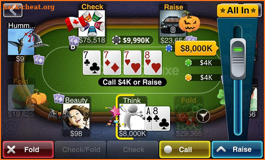 Texas HoldEm Poker Deluxe screenshot