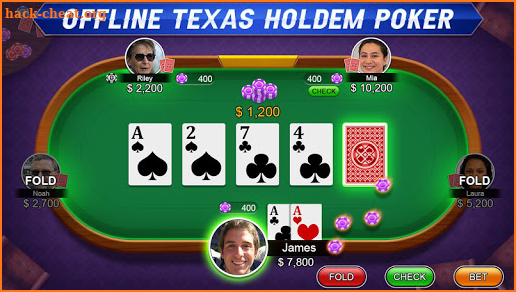 Texas Holdem Poker  : Trainer Poker Games Offline screenshot