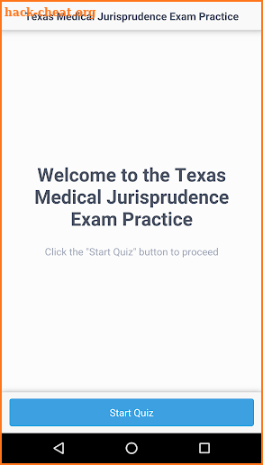 Texas Jurisprudence Exam screenshot