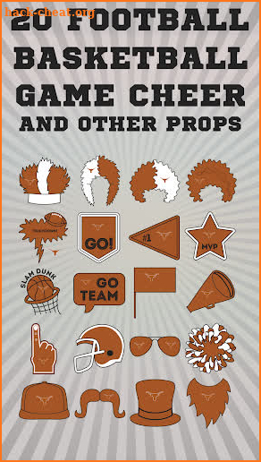 Texas Longhorns Selfie Stickers screenshot