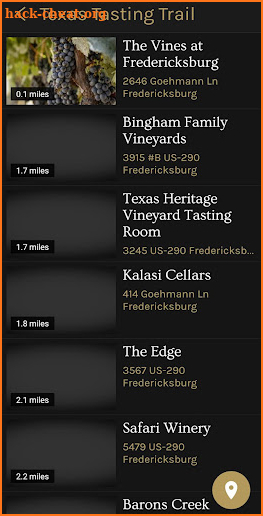 Texas Tasting Trail screenshot