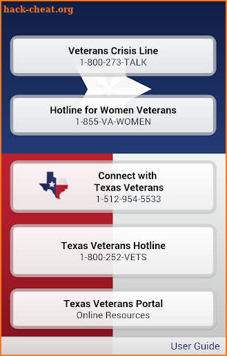 Texas Veterans App screenshot