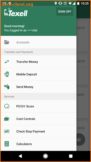 Texell Credit Union screenshot