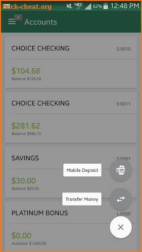 Texell Credit Union screenshot