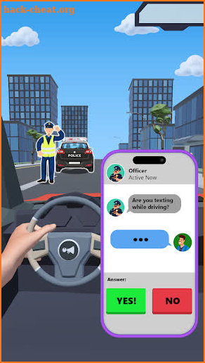 Text in Car - Driving Master screenshot