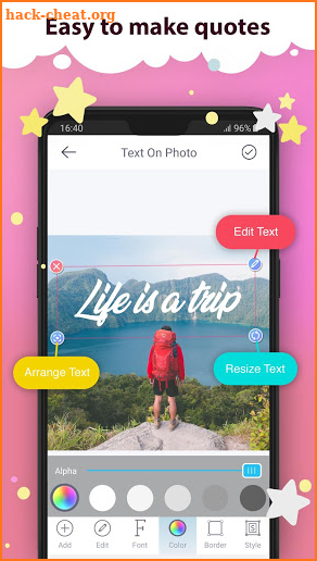 Text on Photo - Photos Text Editor & Text Quotes screenshot