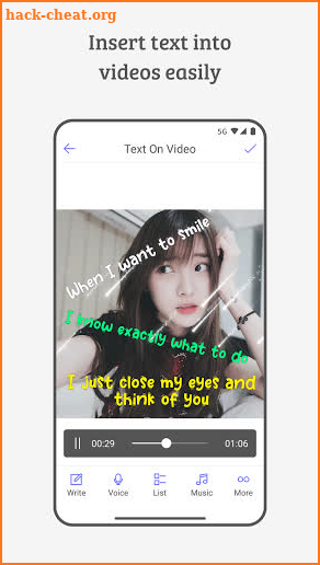 Text On Video (Add Text To Video, Write On Video) screenshot