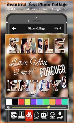 Text Photo Collage Maker screenshot