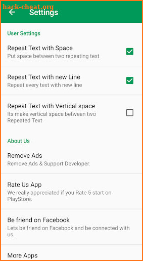 Text Repeater : Repeat Text up to 10,000 times screenshot