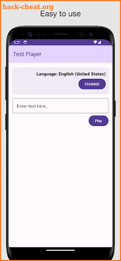 Text to Speech screenshot