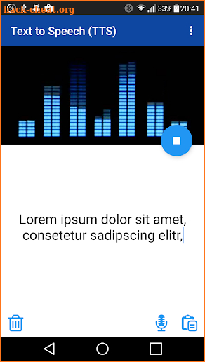 Text to Speech (TTS) screenshot