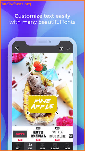 Text2pic: Image Maker - Add Text to Photo App screenshot