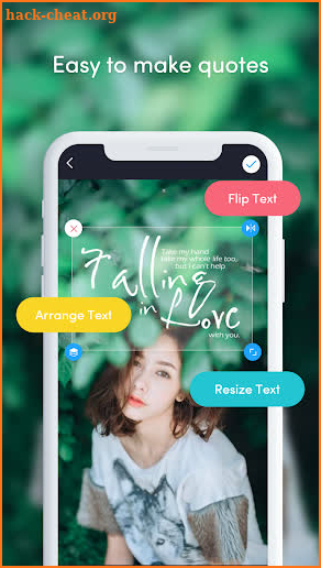 TextArt – Text to photo – Photo text edit screenshot