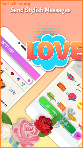 Texticker, Text Sticker Maker - WAStickerApps screenshot