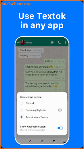 Textok: Voice Typing Keyboard screenshot