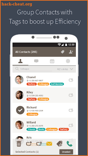 TexTory - Individual CRM, Personal Productivity screenshot