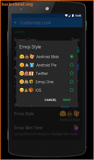 Textra Emoji - Android Blob Style screenshot