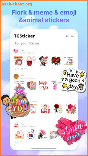 Tgsticker - pack meme download screenshot