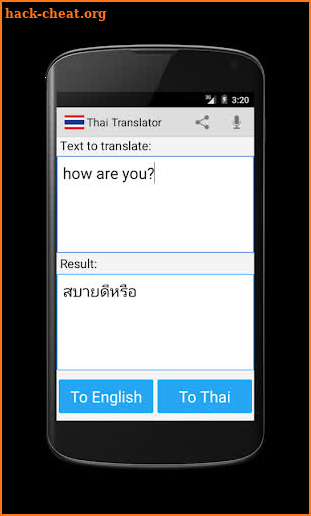 Thai English Translator Pro screenshot