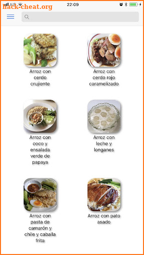 Thai Food Terms: Thai - Spanish screenshot