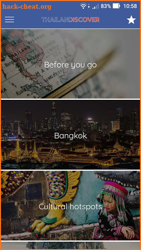 Thailandiscover Thailand travel guide screenshot