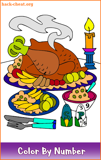 Thanks Giving Color by Number: Adult Coloring Book screenshot