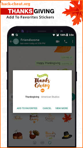 Thanksgiving & Christmas WAStickers screenshot