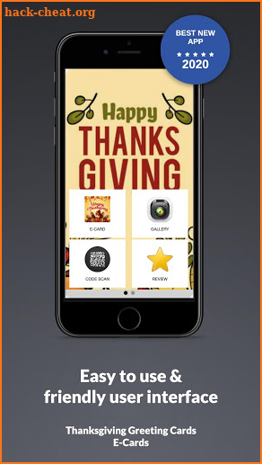 Thanksgiving Day Greeting Cards @ E-Cards screenshot