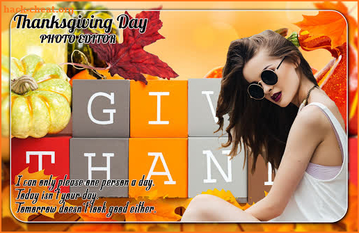 Thanksgiving Day Photo Editor screenshot