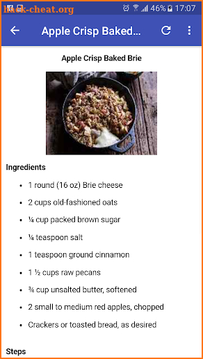 Thanksgiving Desserts Recipe screenshot