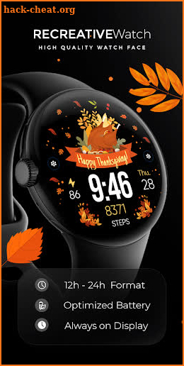 Thanksgiving Festive - Wear OS screenshot