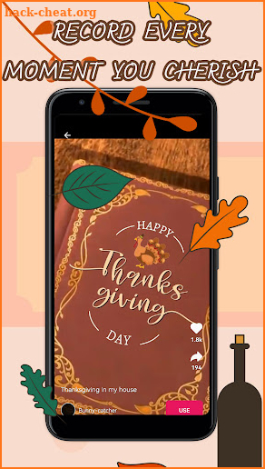 Thanksgiving Greeting Photo Video Maker 2021 screenshot