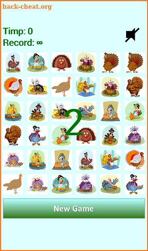 Thanksgiving Memory Game screenshot