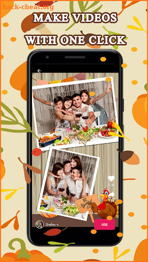 Thanksgiving Photo Frame & Video Maker 2021 screenshot