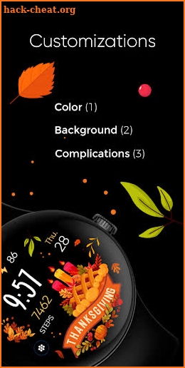 Thanksgiving Season  - Wear OS screenshot