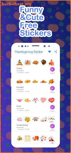 🦃 Thanksgiving Sticker - Happy Thanksgiving Day screenshot