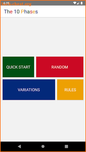 The 10 Phases App screenshot