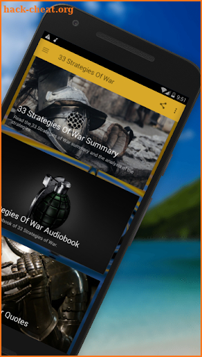 The 33 Strategies Of War Summary App screenshot