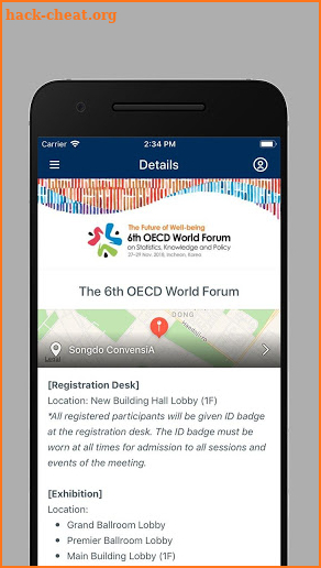 The 6th OECD World Forum screenshot