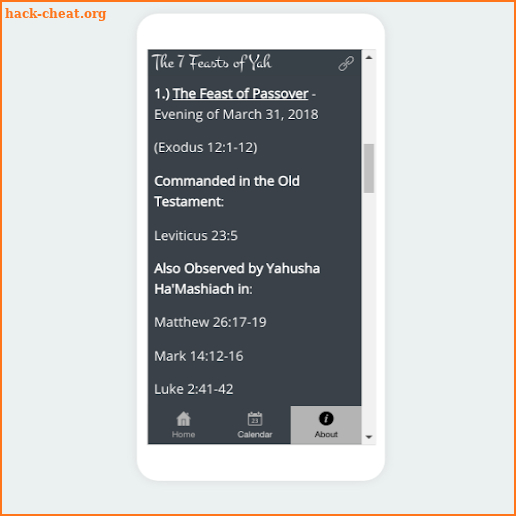 The 7 Feasts of Yah screenshot