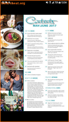 The Australian Vegan Magazine screenshot