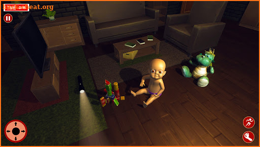 The Baby in Pink House: Ghost Baby Game screenshot