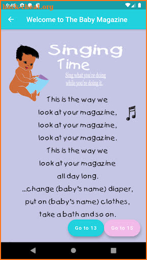 The Baby Magazine App & Fun Games Baby's Play 0-3m screenshot