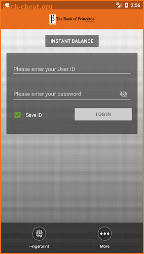 The Bank of Princeton Mobile screenshot
