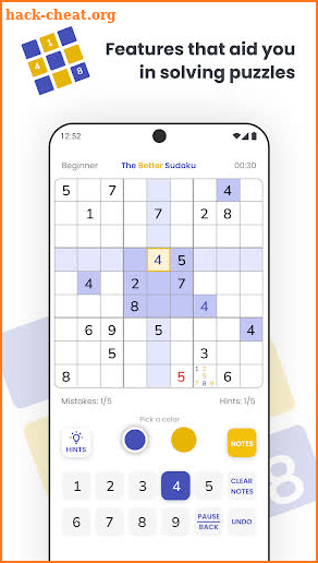 The Better Sudoku screenshot