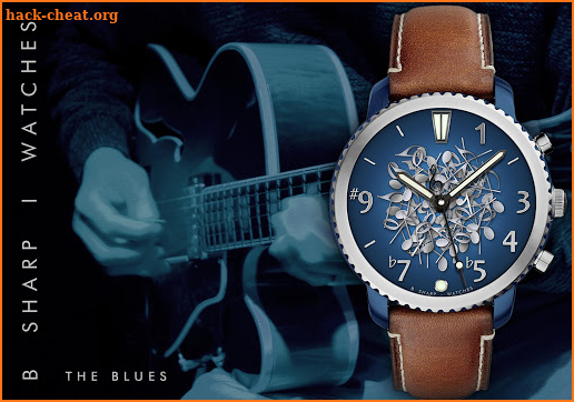 The Blues - FREE  -  Luxury analog watch face screenshot