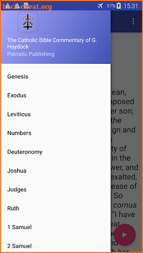 The Catholic Bible Commentary of George Haydock screenshot