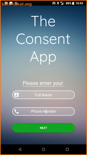 The Consent App screenshot