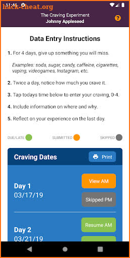 The Craving Experiment screenshot