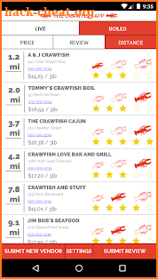 The Crawfish App screenshot